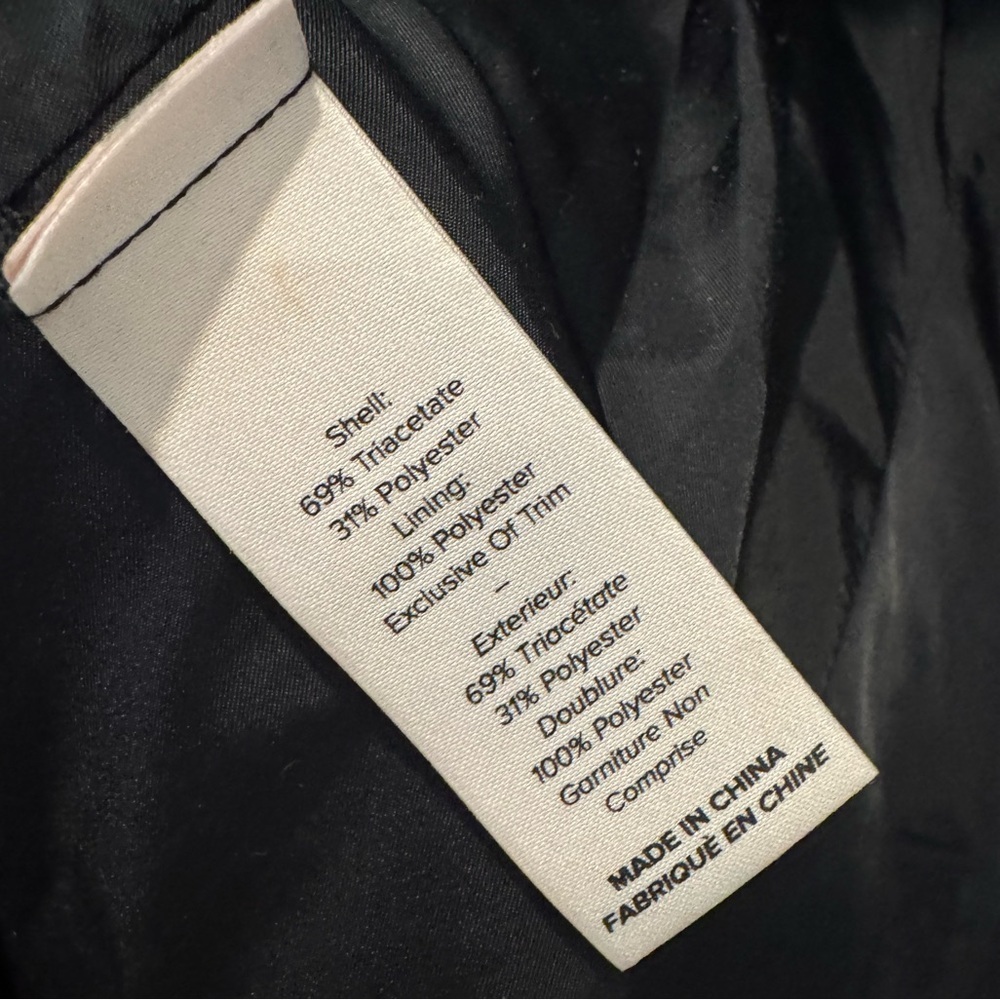 Cinq à Sept butterfly, love letter, scrunched cayenne, blazer, Elegant Black - Picture 16 of 16